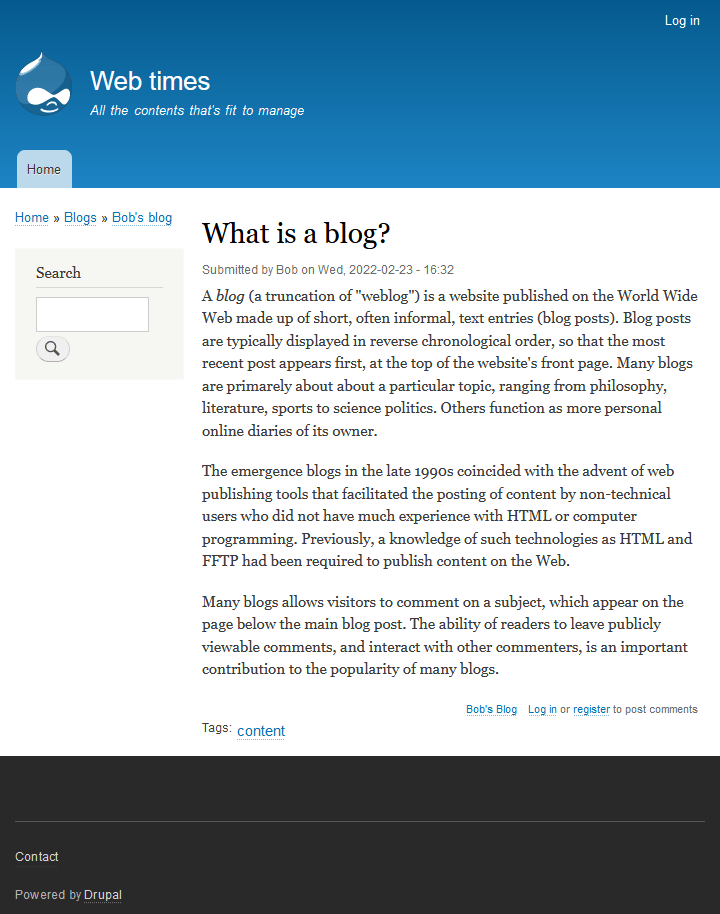 A single blog entry. pollresult.png