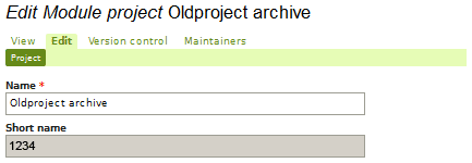 An empty sandbox to hold an obsolete project. createproject05.png