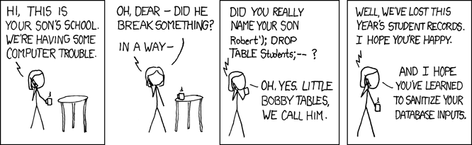 xkcd: Exploits of a mom. exploits_of_a_mom.png