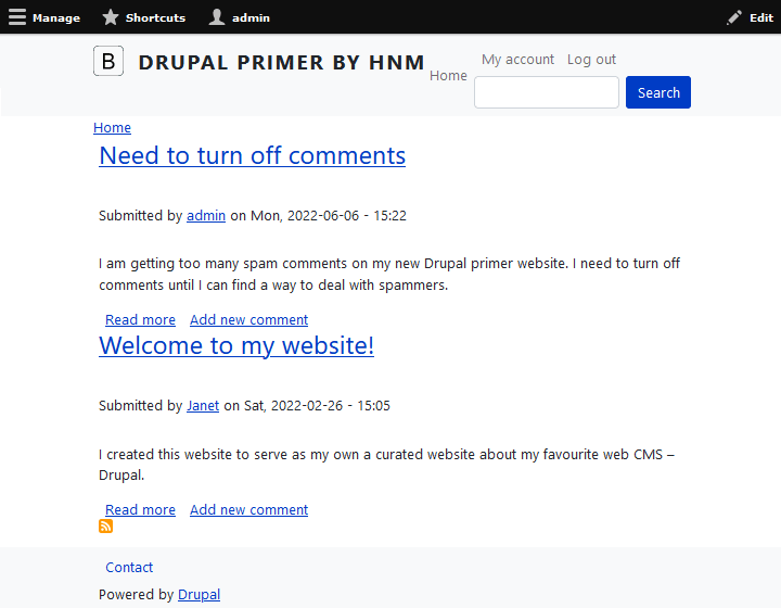 Content list. frontnewsite04.png