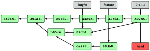 A VCS allows you to work on several branches in parallell. branches