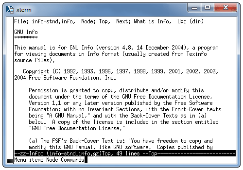 Information system. info-stnd