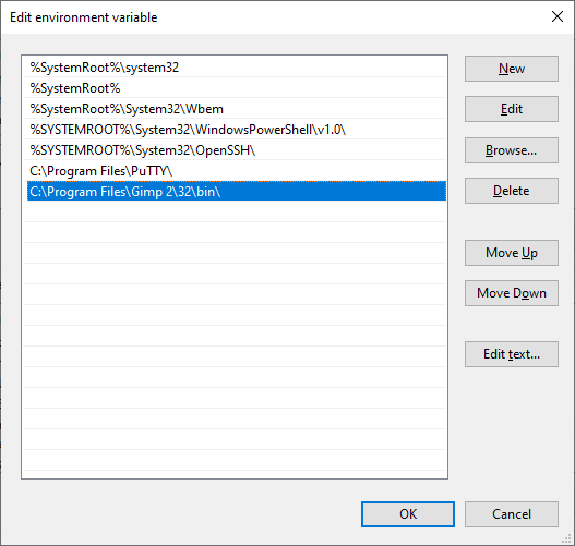 Edit system environment variable. w10_envpath.png
